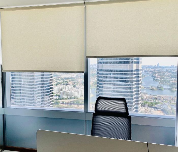 commercial office roller blinds