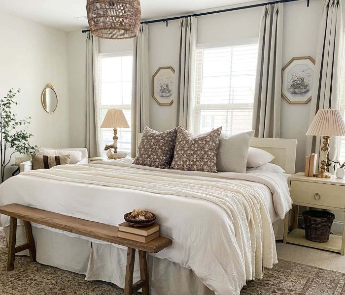 cozy bedroom curtain designs
