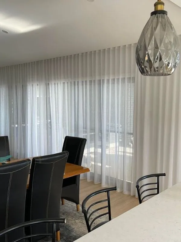 dining room furniture with sheer curtains dubai