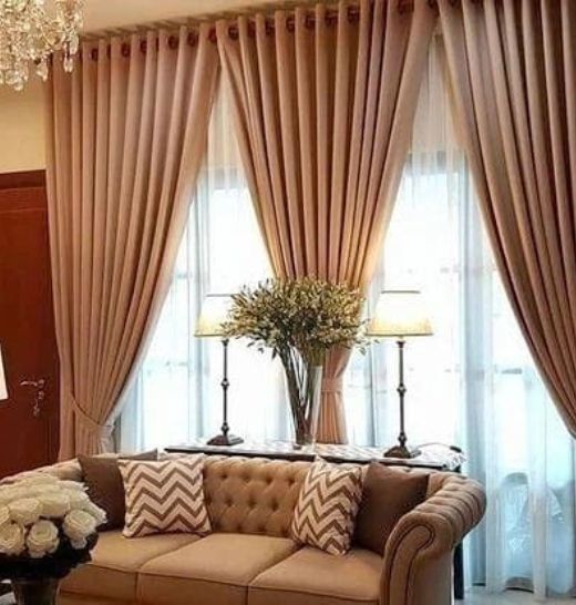 luxury hotel bedroom curtains in UAE