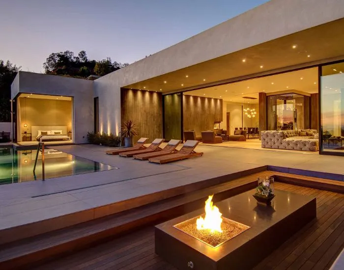 luxury outdoor design of house