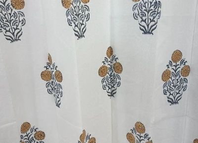 printed fabric cotton curtains