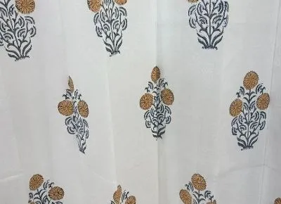 printed fabric cotton curtains