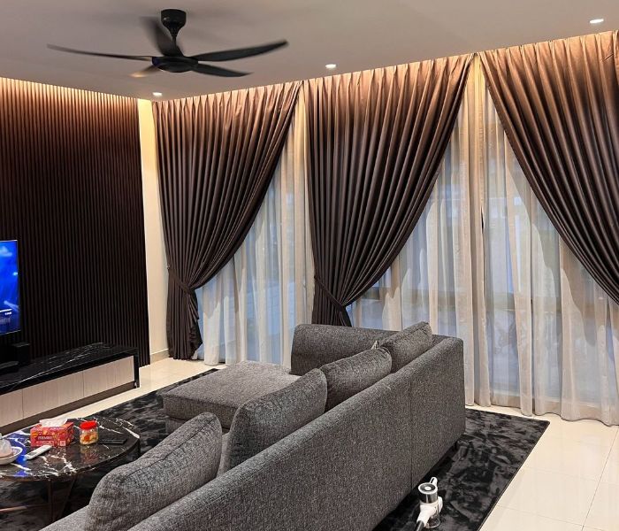 quality living room curtains in Dubai