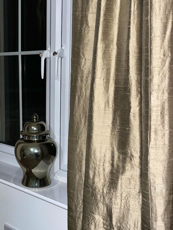 quality silk fabric curtains