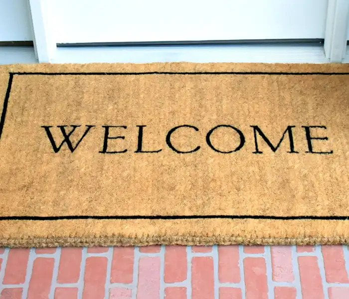 welcome door mats