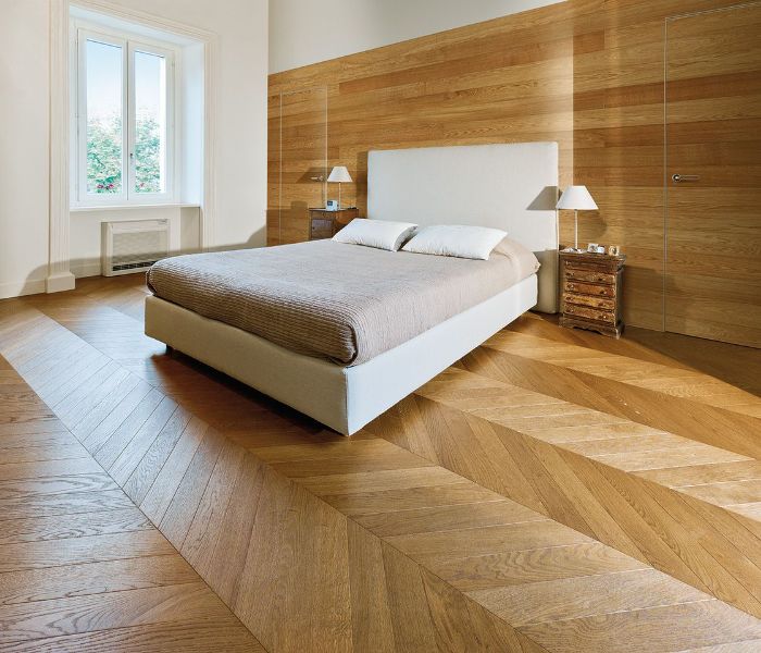 bedroom parquet flooring