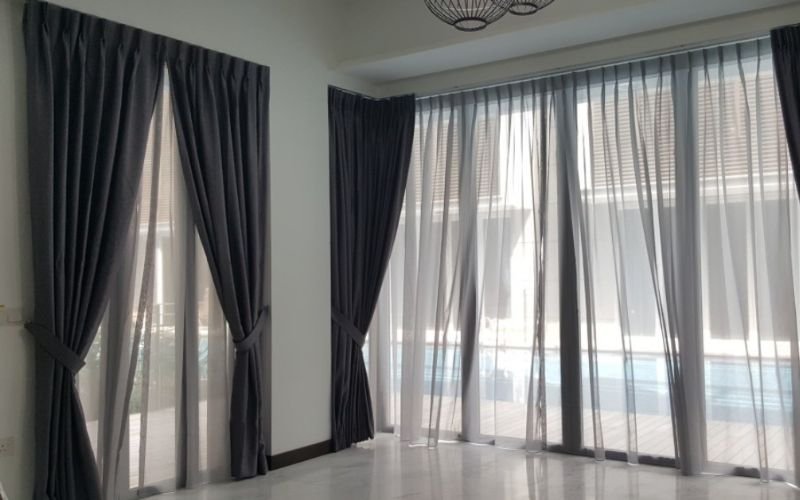 minimalist curtains for privacy