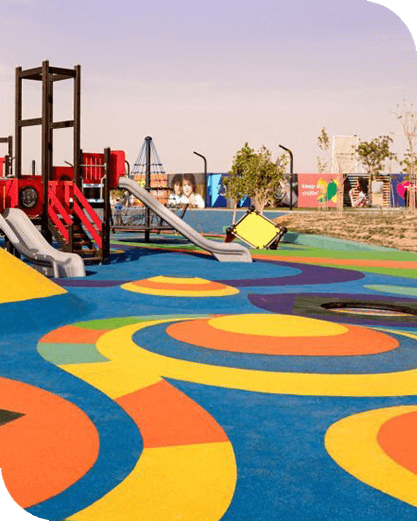rubber flooring in play ground
