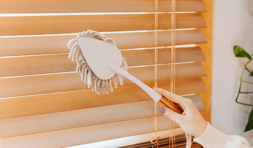 How to Clean Greasy Wooden Blinds Dubai Curtain