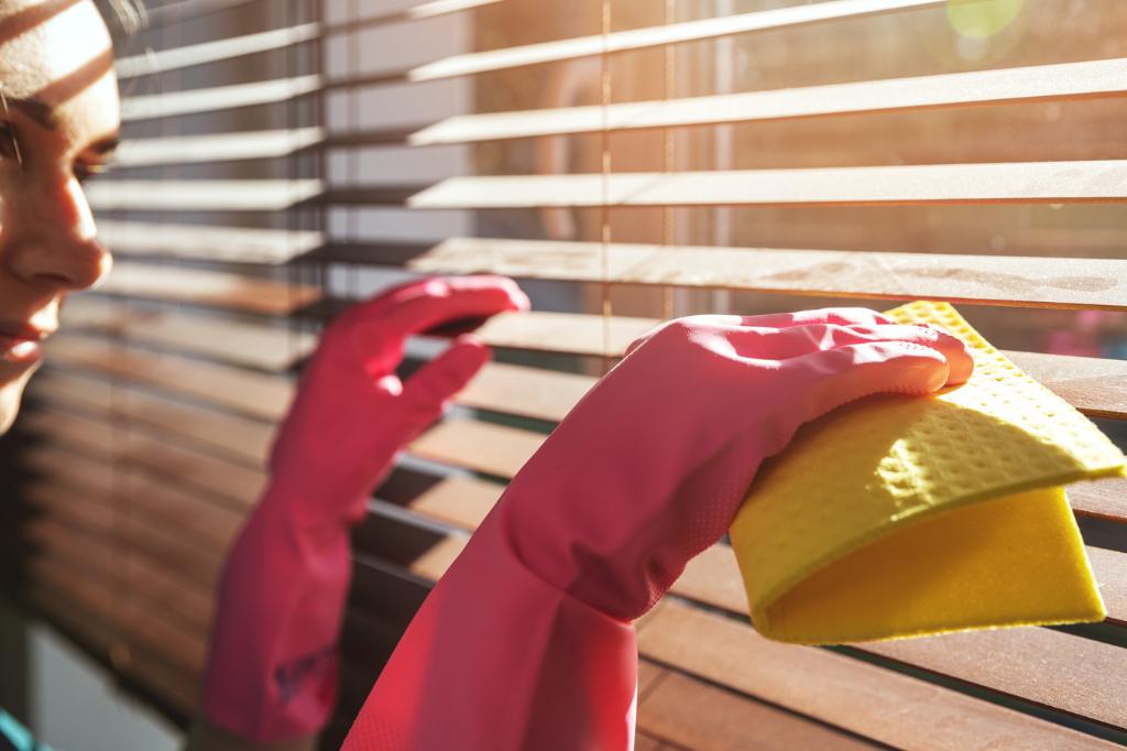 How to Clean Greasy Wooden Blinds Dubai Curtain