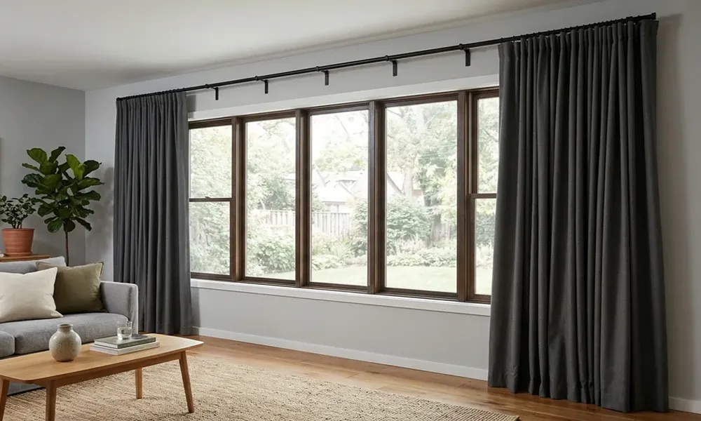 Should you use a rod or a track for a sliding door