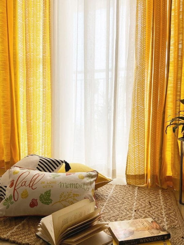 classic designs of cotton curtains dubai