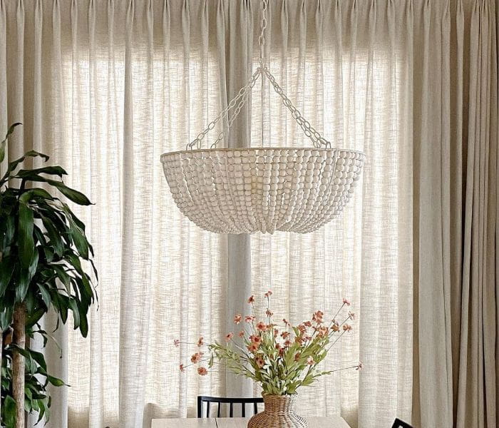 home decor with linen curtains dubai