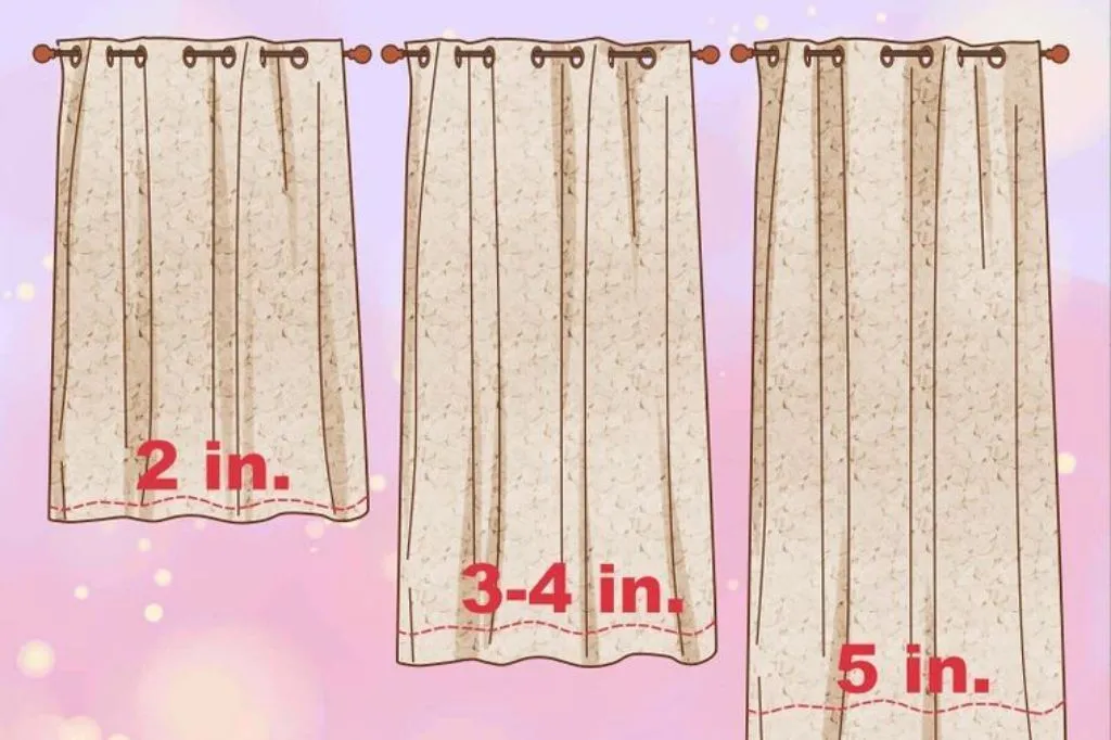hem curtains