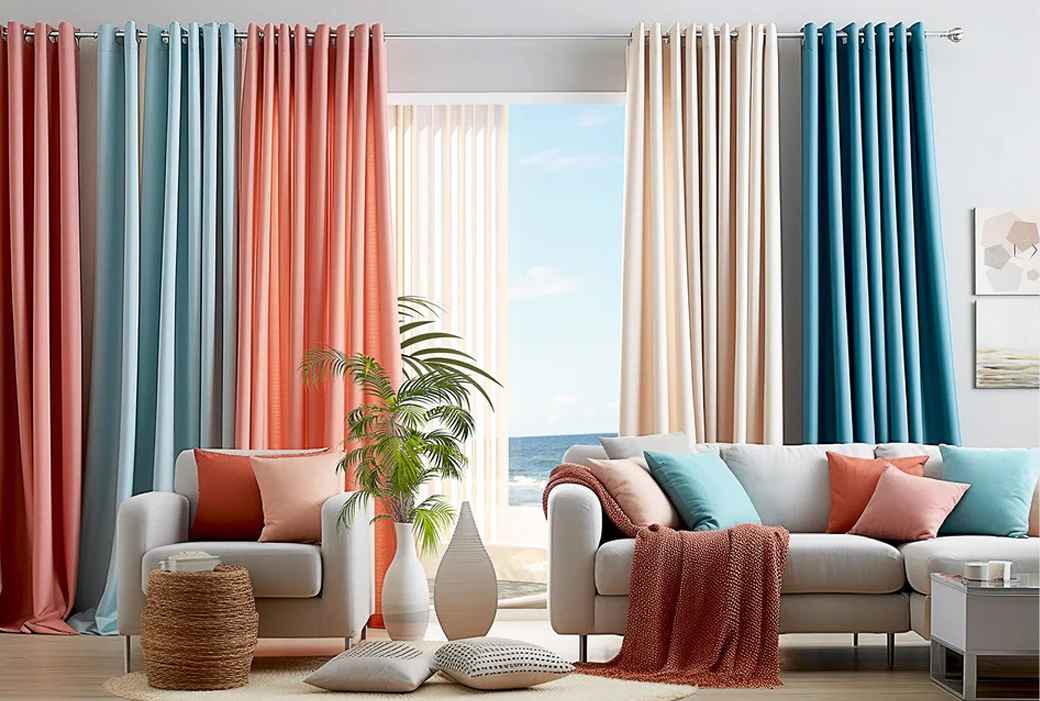 curtains by colors
