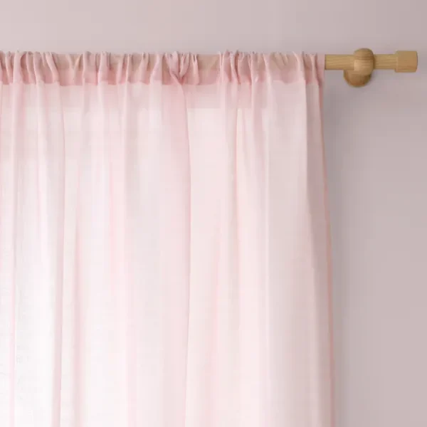 Butterfly Slot Top Single Sheer Curtain - Image 2