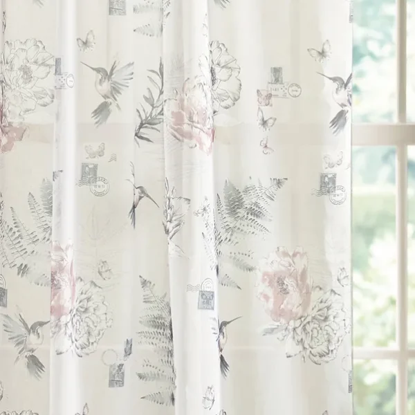 Heavenly Hummingbird Single Sheer Curtain - Image 3