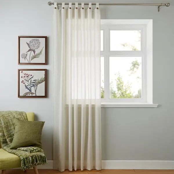 Marley Linen Voile Sheer Curtains - Image 2