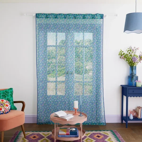 Sophie Robinson Petal Meadow Sheer Curtain - Image 2