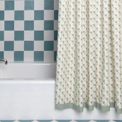 Annabelle Peacock Shower Curtain