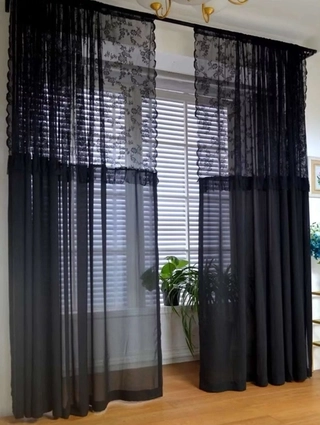 Black Curtains Installations