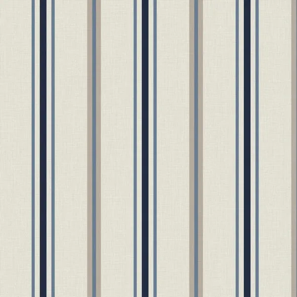 Coastal Salcombe Stripe Made to Measure Curtains