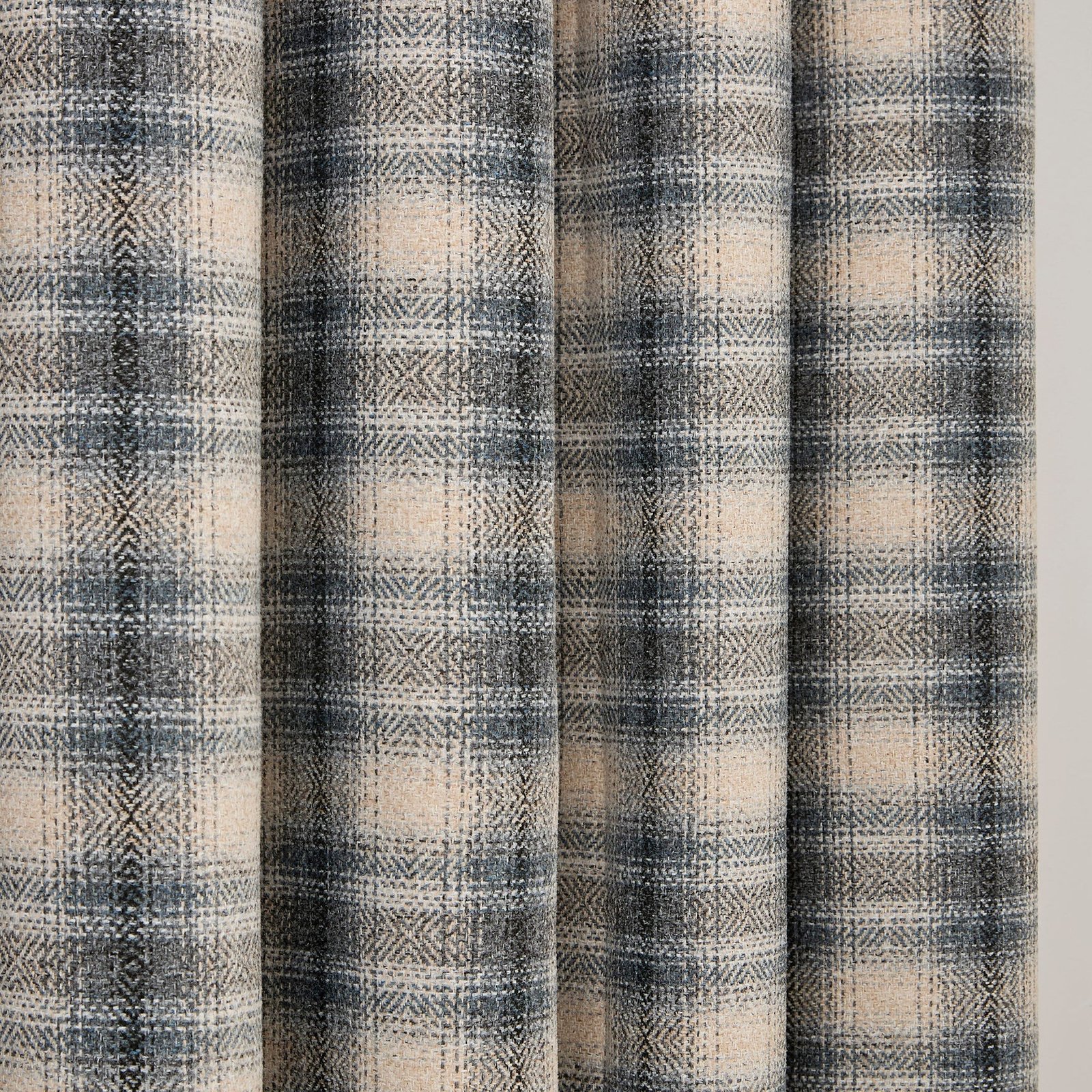 Curtina Everett Jacquard Ready Made Eyelet Curtains Grey