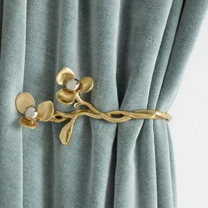Elwood Mixed Metal Floral Tieback