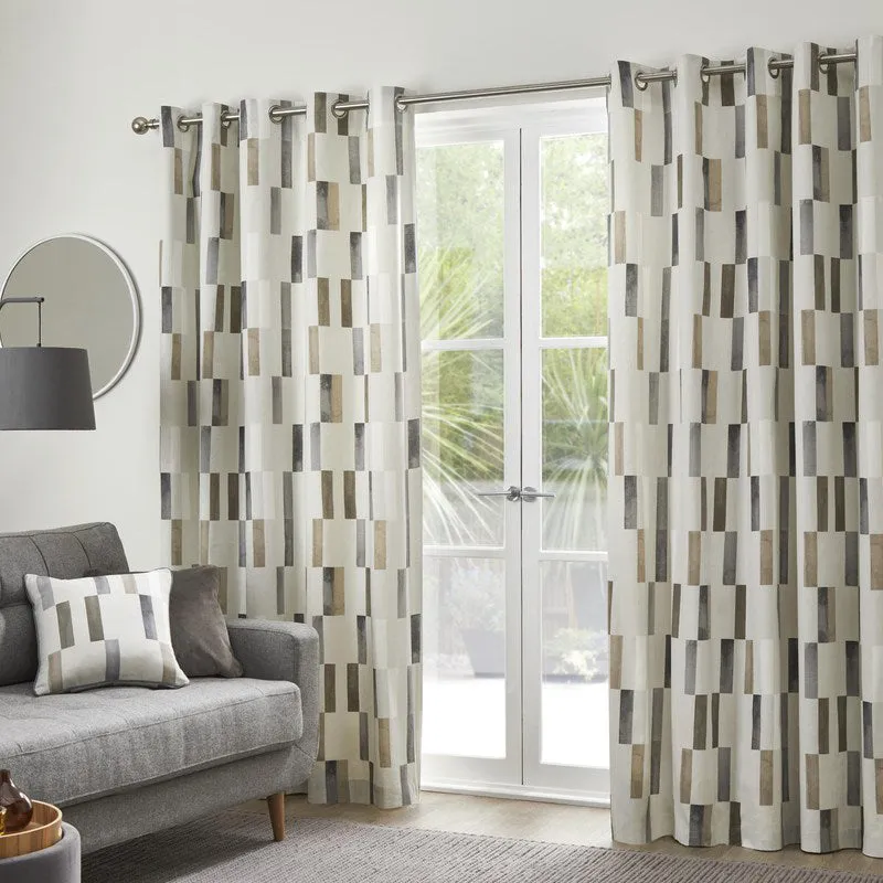 Fusion Oakland Geometric Curtains