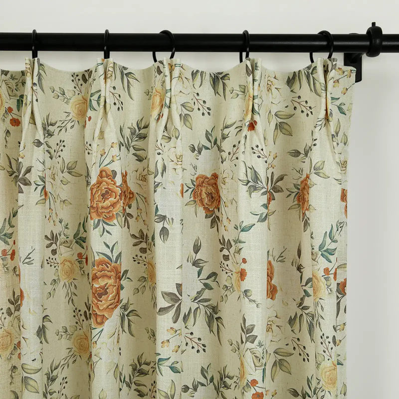Holly Botanical Boho Drapery Pleated