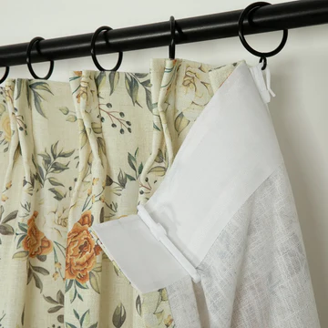 Holly Botanical Boho Drapery Pleated