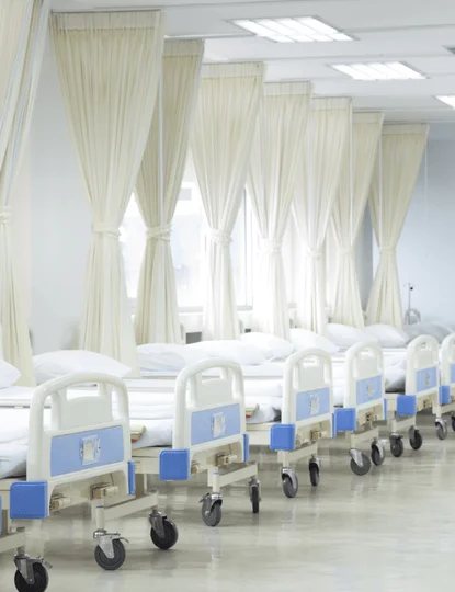 Modern Hospital Curtain Fabric & Styles