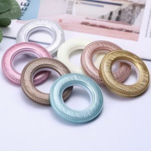 Nice Quality Curtain Eyelets Cheap Price Plastic Curtain Rings for Curtain Poles