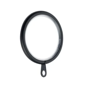 Pack of 6 Ashton Metal Curtain Rings
