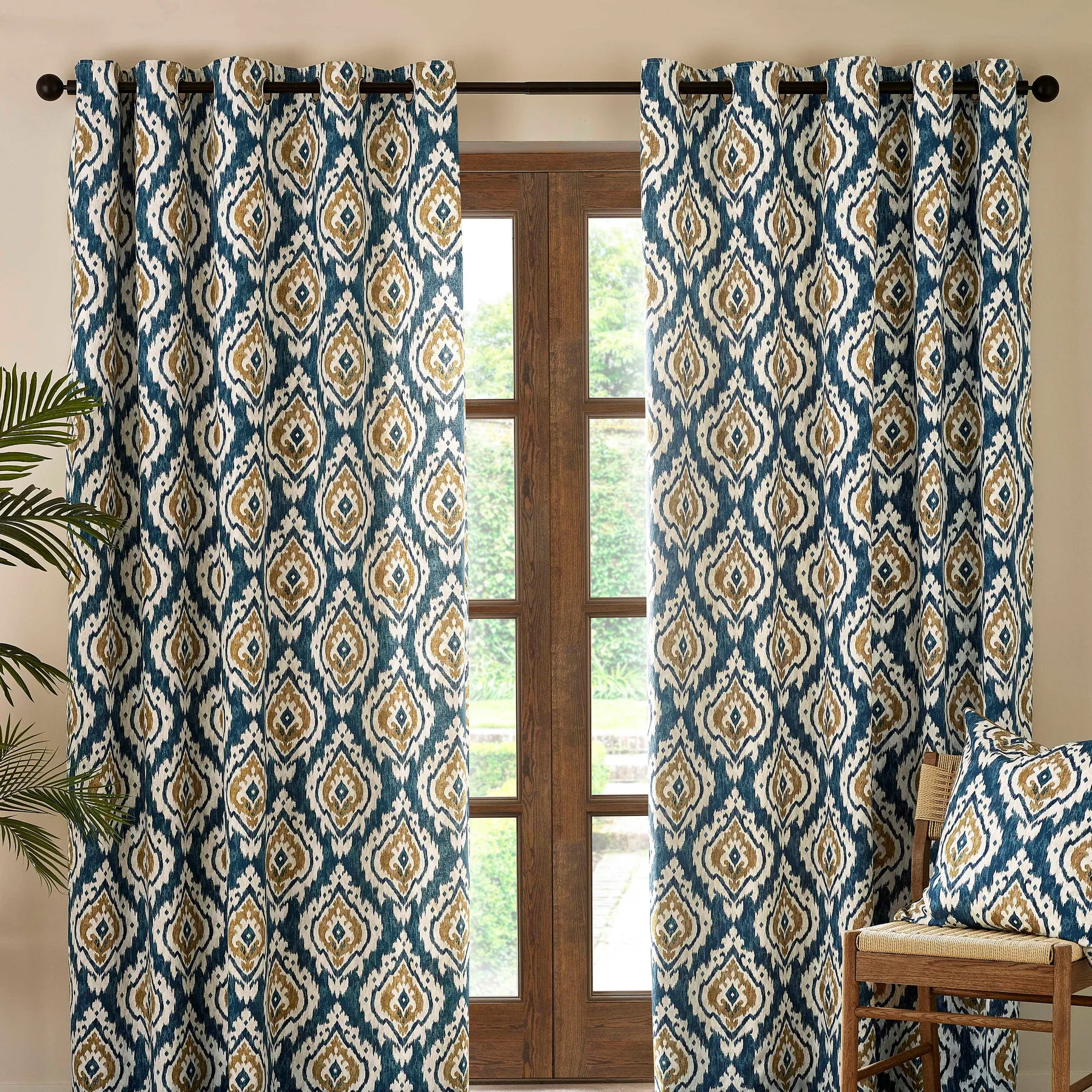 Pineapple Elephant Suri Curtains