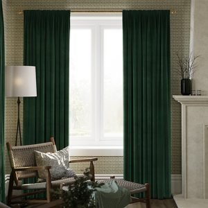 Premier Velvet (Blackout), Ivy Green - Made to Measure Curtains