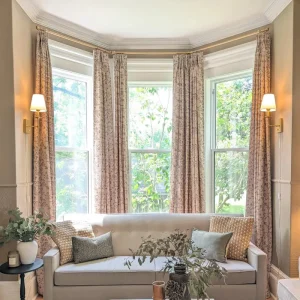 Sara Le Print Linen Drapery Pleated