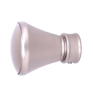 Satin Nickel Hammerhead Curtain Pole Finials