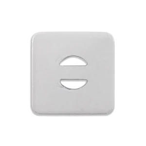 Square Painted Drapery Weights - 3/4" - 100/Box - White