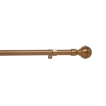 Steel Curtain Rod, Bronze 1.2–2.1 m