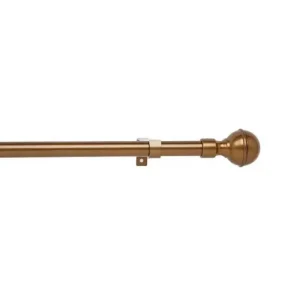 Steel Curtain Rod, Bronze 1.2–2.1 m