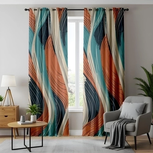 Abstract Wave Curtains