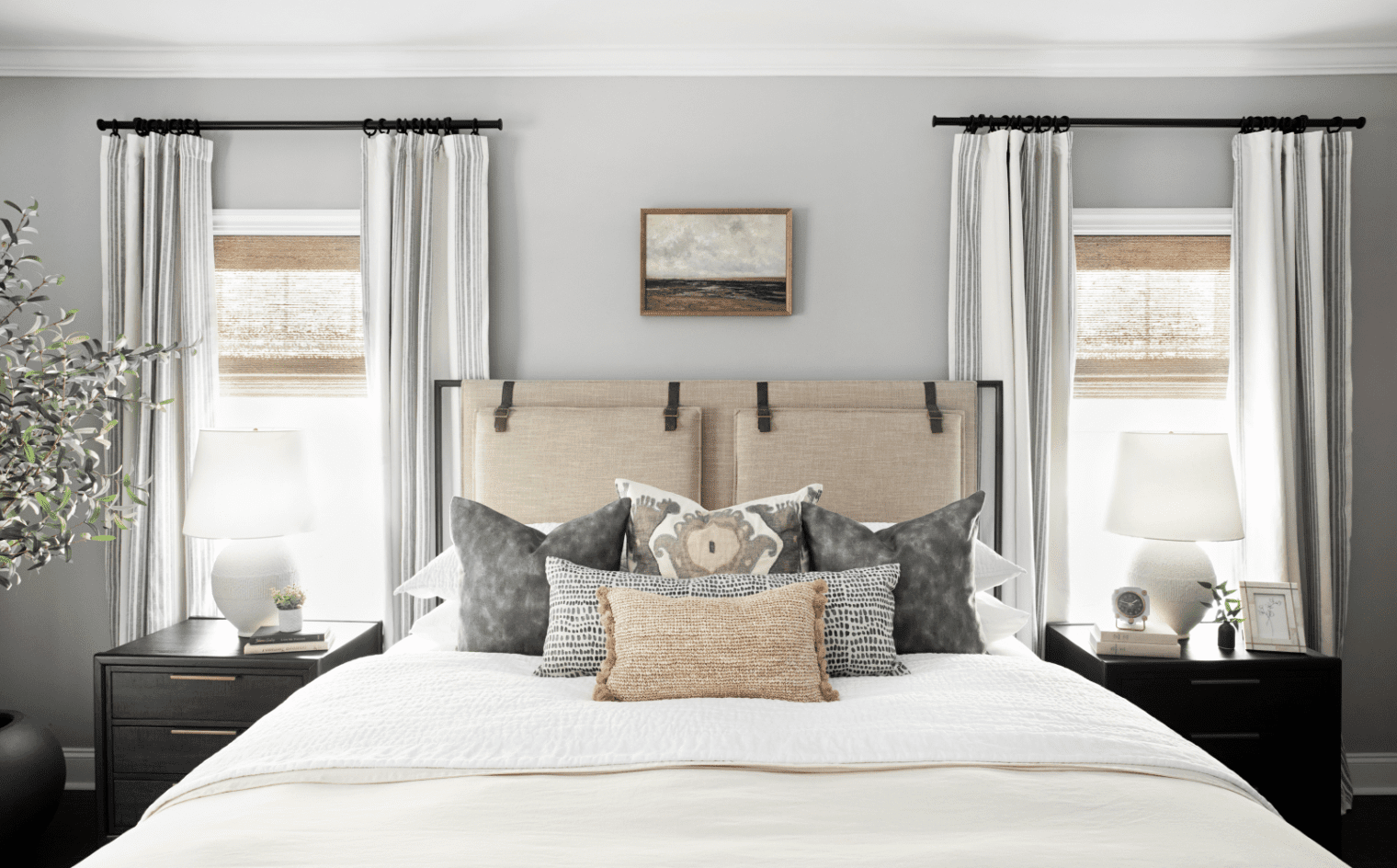 curtains color for grey wall