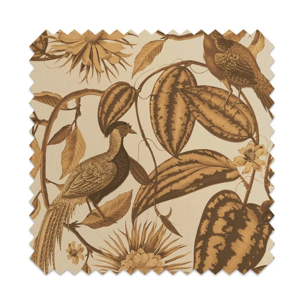 Amherst's Garden Gold Curtains