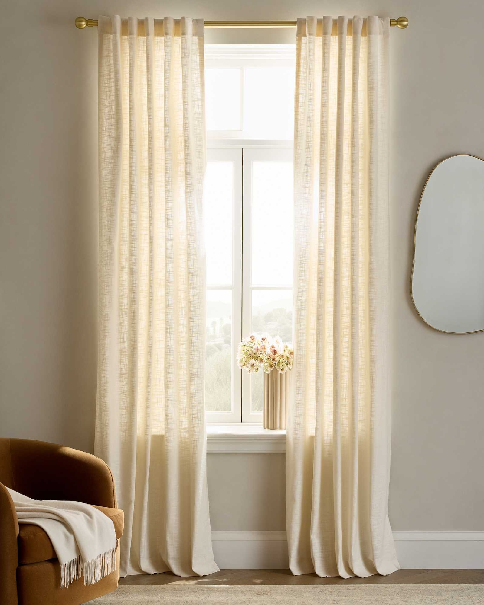 Textured Cotton Curtain