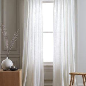 Cotton Sheer Curtains Set