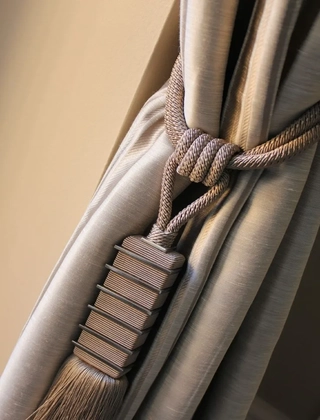 Modern Custom Curtain Tiebacks
