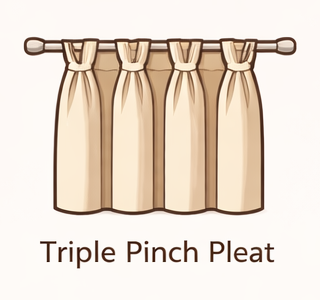 Triple Pleat