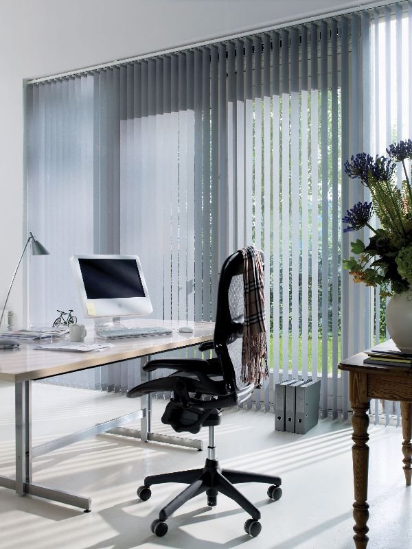 Vertical Blinds in Dubai Home Office